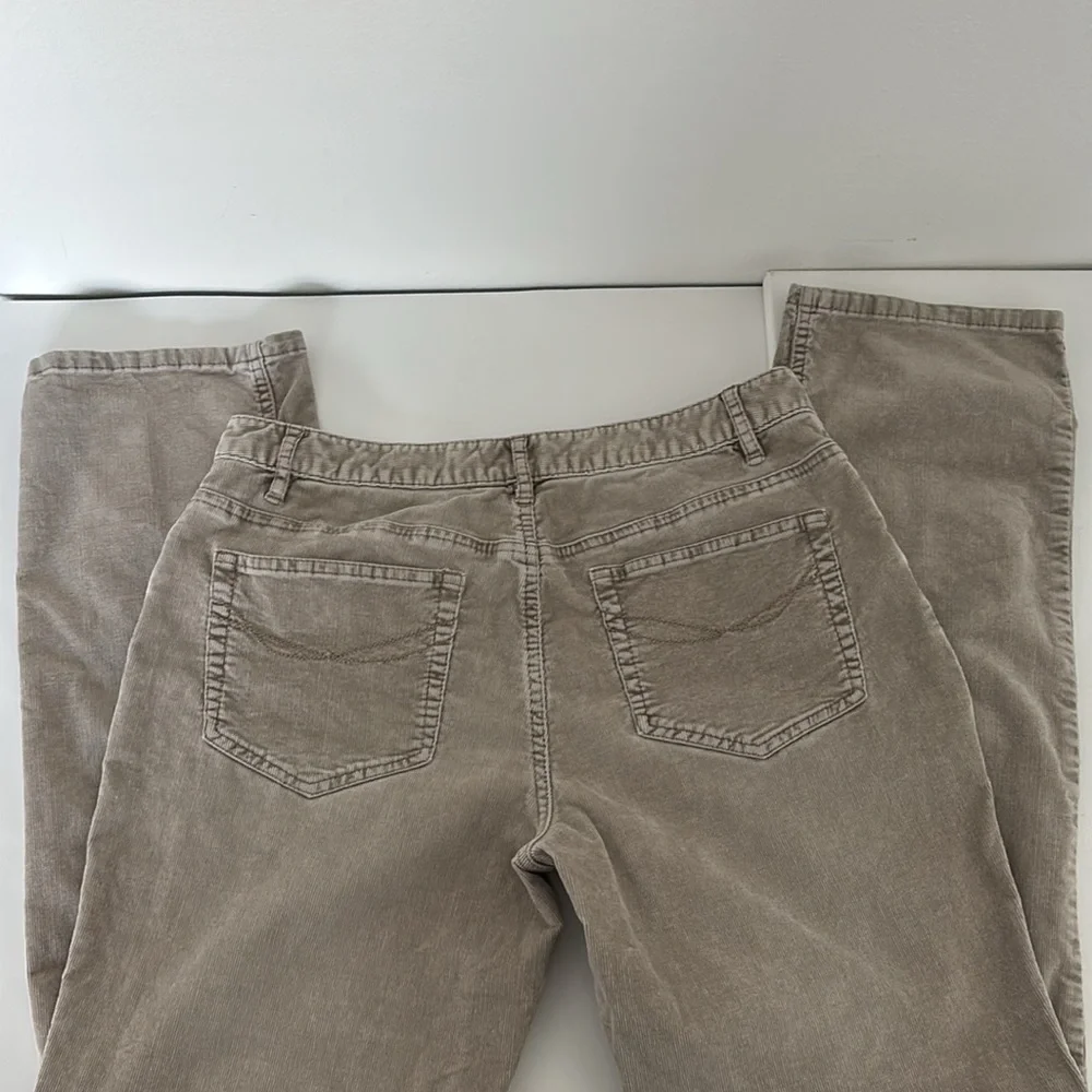 J.Jill Boyfriend Pants 6 Stretch Corduroy Quiet Luxury Preppy Casual Cabincore - Picture 14 of 14